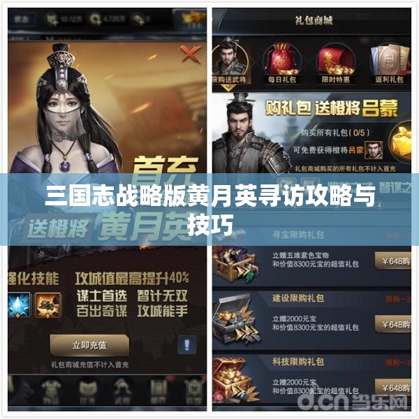 三国志战略版黄月英寻访攻略与技巧