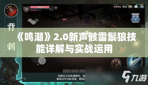 《鸣潮》2.0新声骸雷鬃狼技能详解与实战运用